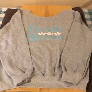 Ladies crew neck sweatshirt